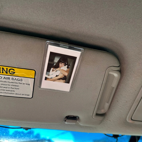 Vertical Car Visor Photo Frame Clip