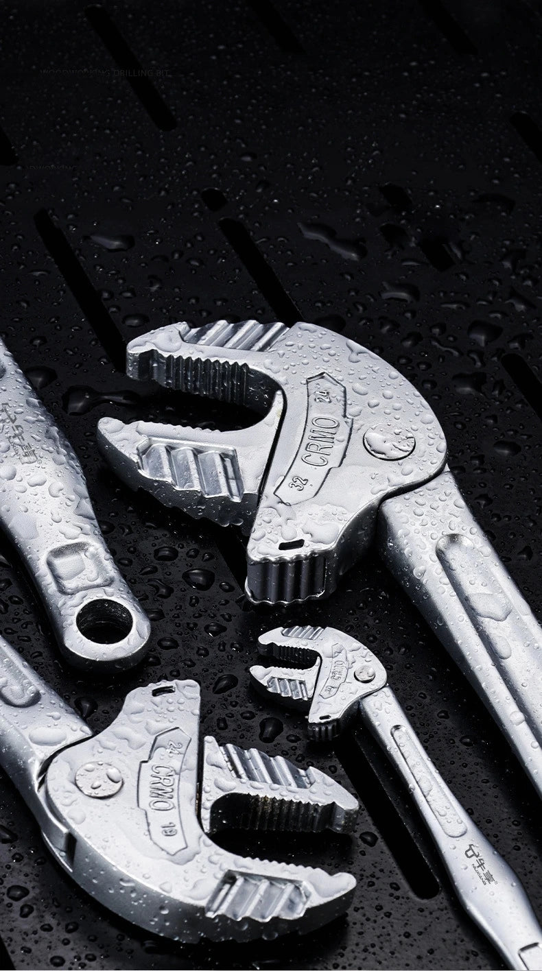Heavy-Duty Adjustable Ratchet Wrench