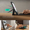 Estuche de teclado desmontable magnético para iPad, mostrando modos horizontal y vertical para tareas de trabajo y creativida
