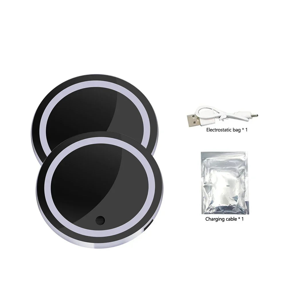 LED Cup Holder Coasters with 7 Color-Changing Lights