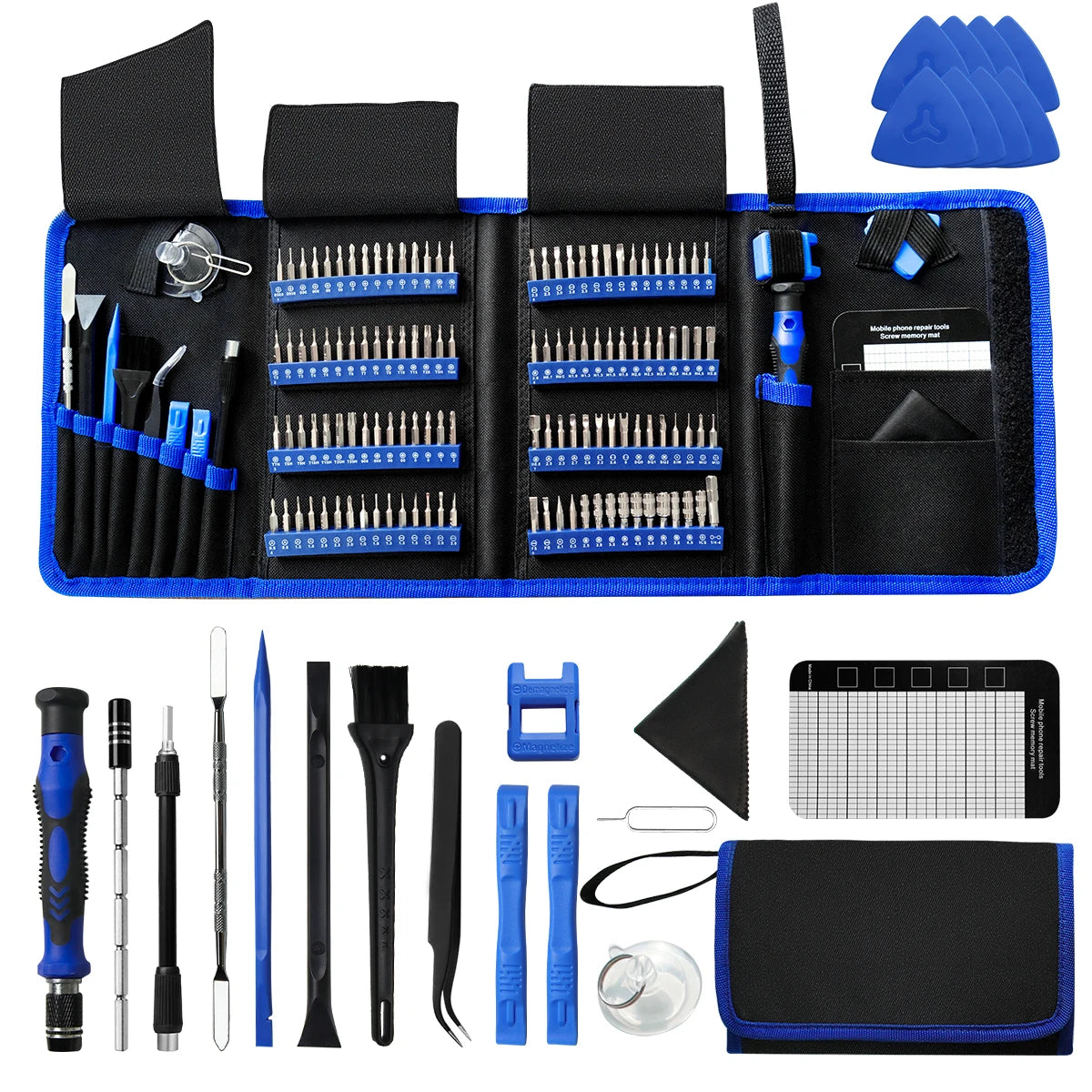 142-in-1 Precision Screwdriver Set with 120 Magnetic Bits