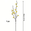 Artificial White Plum Blossom Branch for Chinese Home Décor
