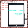 Replacement front outer LCD glass for Apple iPad 7, 8, 9, and 10.2-inch models with OCA