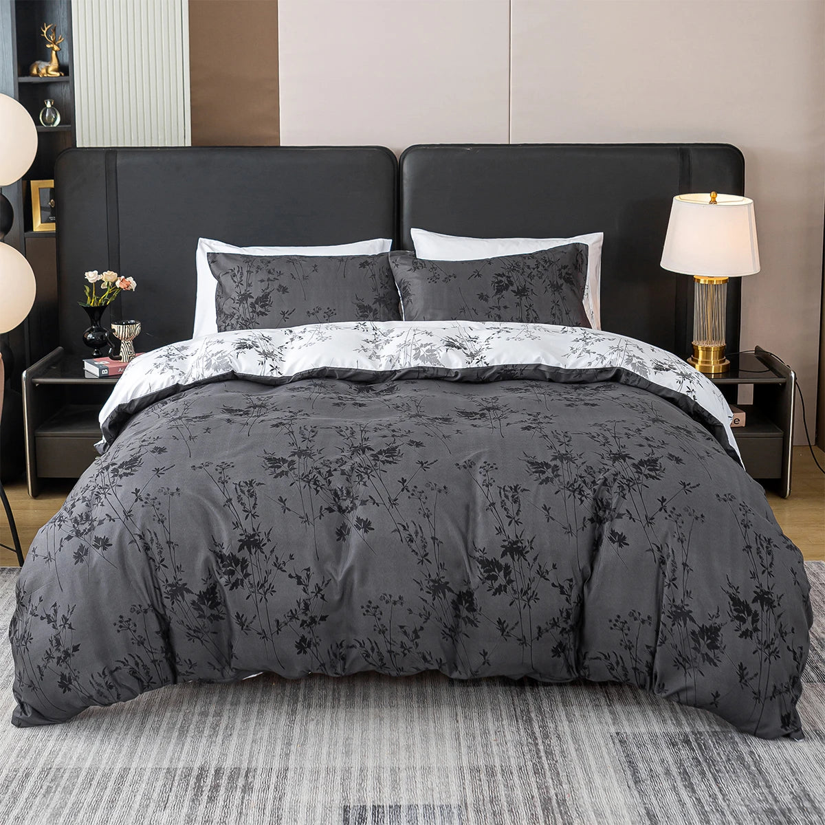 Artisan Pattern Print Duvet Cover Set with Pillowcases
