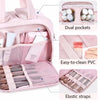 Waterproof Travel Toiletry Organizer Bag with Hanging Handle