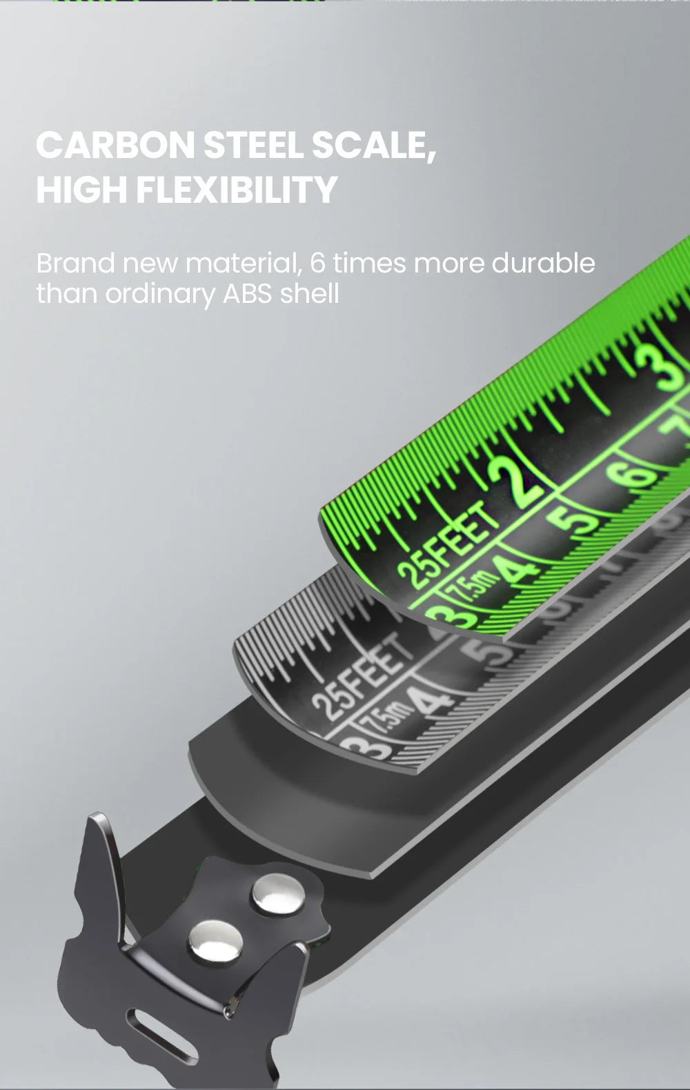 Fluorescent Tape Measure