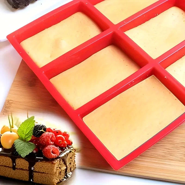 Molde de silicona para mini panes de 9 cavidades