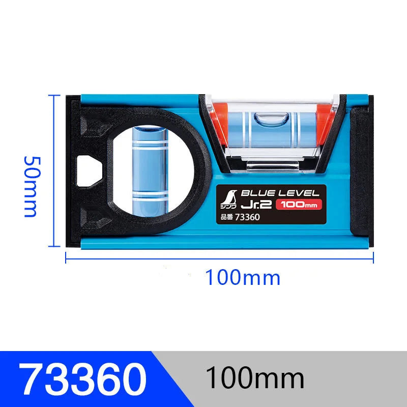 SHINWA Penguin Blue Bubble Level Ruler