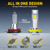 Ultra-Bright LED Headlight Bulbs with Canbus Technology (Pair)