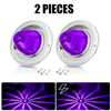 Two pieces of watermelon LED marker and turn signal lights for trucks, trailers, and RVs