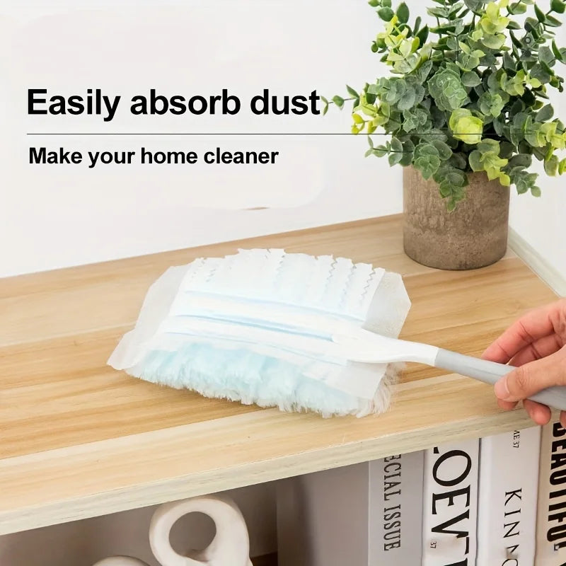 Disposable Microfiber Duster Refills (Handle Not Included) for Furniture and Blinds
