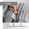 Self-Drilling Roofing Screws with Rubber Washer - Stainless Steel Hex Head