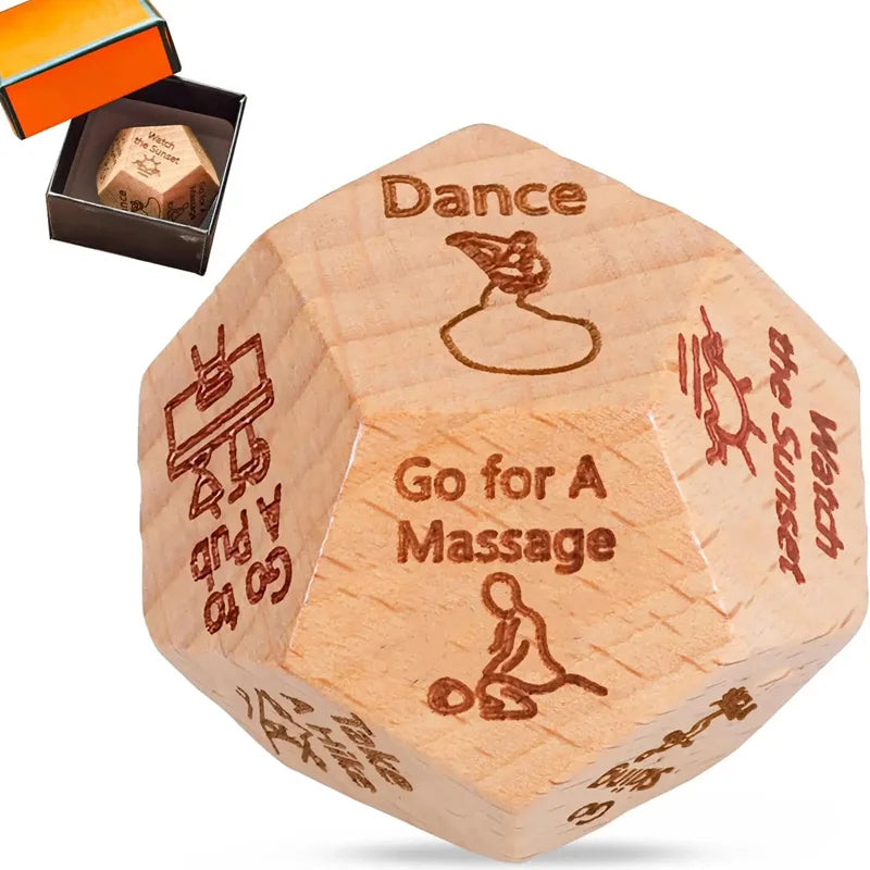 Food Decision Dice for Couples – Funny Gift for Him & Her