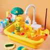 Juego de Fregadero de Cocina Interactivo para Niños con Agua Corriente