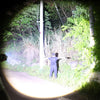 Rechargeable LED Flashlight with Zoom and Battery Display