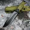 Full Tang Fixed Blade Knife with Ergonomic Rubber Handle