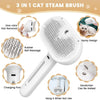 Brosse de toilettage rechargeable avec brumisation pour chiens et chats