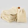 Natural Sisal Soap Saver Bag with Exfoliating Mesh