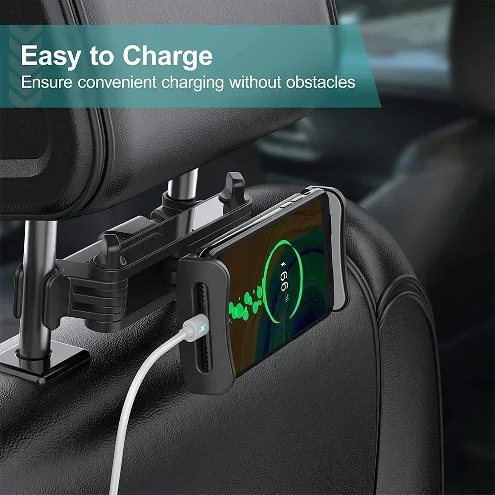 360° Universal Car Headrest Tablet &amp; Phone Mount