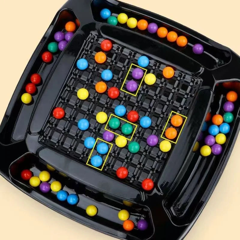 Rainbow Ball Elimination Board Game for Family Fun
