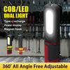 Rechargeable COB Work Light with Magnetic Base and Hanging Hook