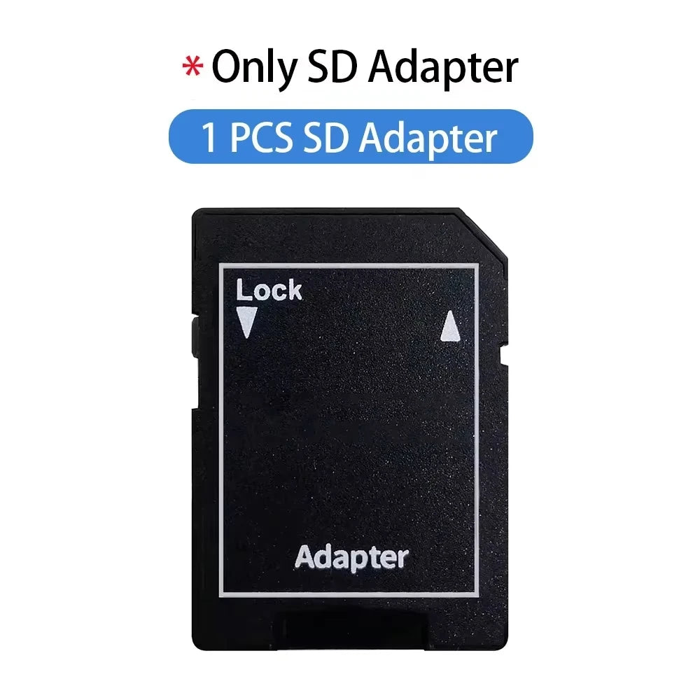 High-Speed MicroSD Memory Card with SD Adapter