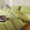 Washed Cotton Duvet Cover – Minimalist Solid Color Bedding