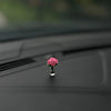 Mini Rose and Sunflower Car Dashboard Vase Decor