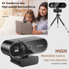 4K Auto-Focus Webcam with Built-in Microphone