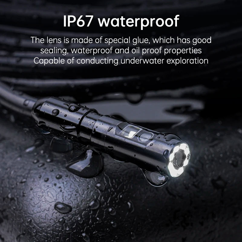 4.3" IPS Dual-Lens Inspection Camera with 1080P HD & IP67 Waterproofing