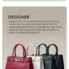 Elegant Genuine Leather Shoulder Bag for Women with Top Handle