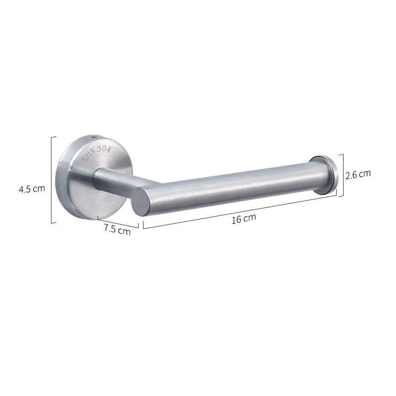 Stainless Steel Self-Adhesive Toilet Paper Holder