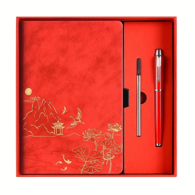 Premium A5 Notebook with Color-Changing PU Leather Cover