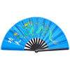 Traditional Bamboo Tai Chi Performance Fan with Protective Cover