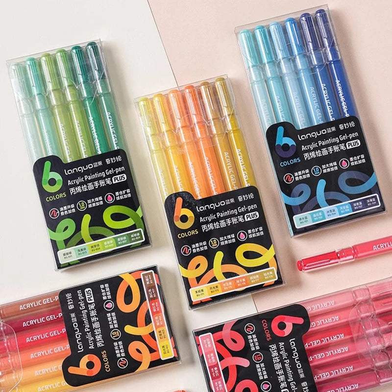 Vibrant Gel Pen Set – Smooth Writing for Art, Notes & Journaling