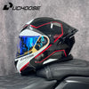 Modular Flip-Up Motorcycle Helmet with Removable Chin Guard