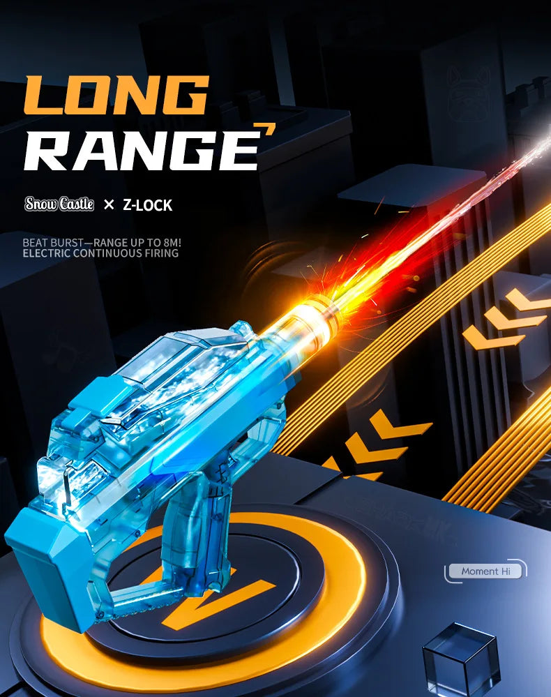 Electric Water Gun Toy with Lights and Sound