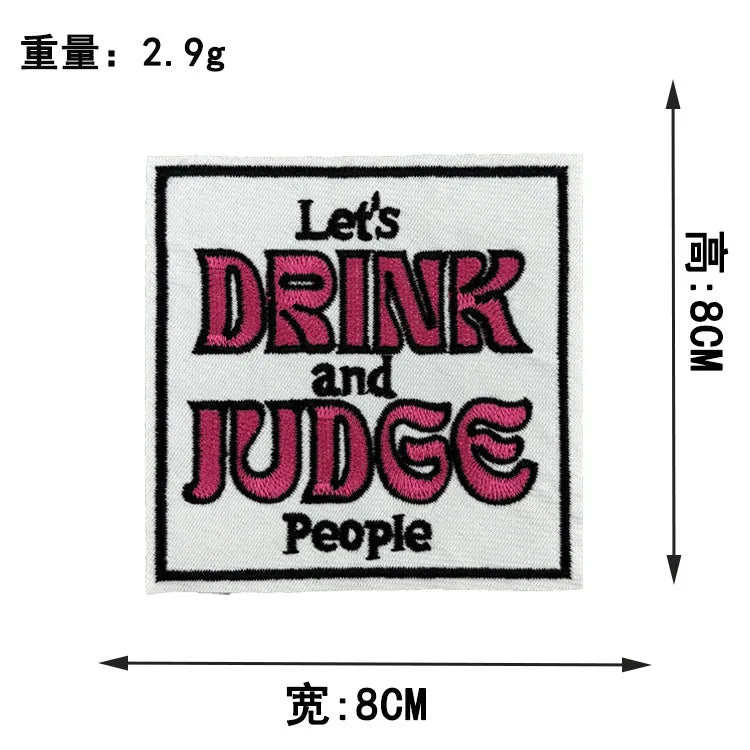 Embroidered Iron-On Patches for Clothing & Accessories