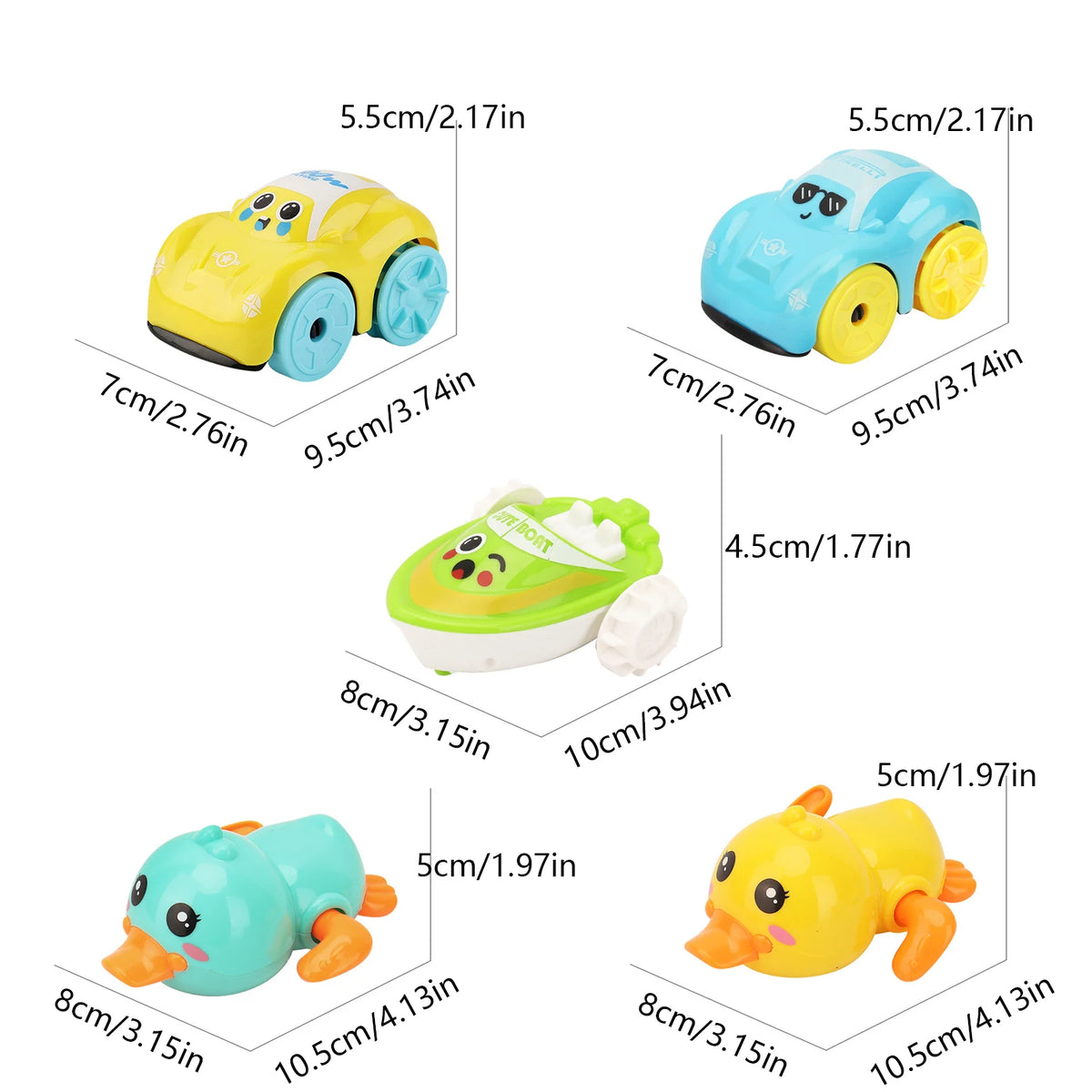 Wind-Up Swimming Duck Bath Toy