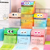Pull-Out Sticky Notes Roll with Clear Transparent Finish