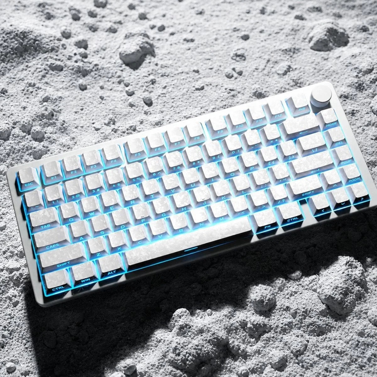 Carbon Pattern Side-Printed Keycap Set for MX-Style Keyboards
