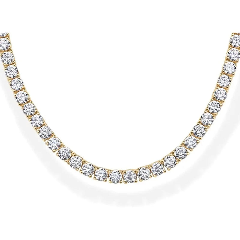 Simulated Diamond Tennis Necklace
