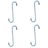 Four blue S-hook brake caliper hangers shown against a white background.