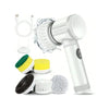 Cordless Electric Spin Scrubber with 5 Brush Heads