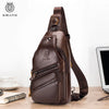 Vintage Genuine Leather Crossbody Bag for Men