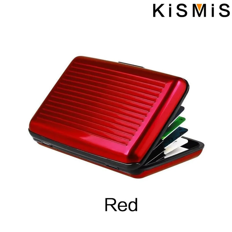 Slim RFID-Blocking Aluminum Card Wallet