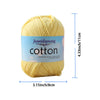 Premium 100% Cotton Yarn – Medium-Fine Weight for All-Season Knitting