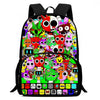Cartable Enfant Cartoon Sprunki avec Pochette Avant