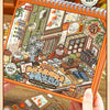 10-in-1 3D Cartoon Desktop Organizer Sticker Pack for Scrapbooking and DIY