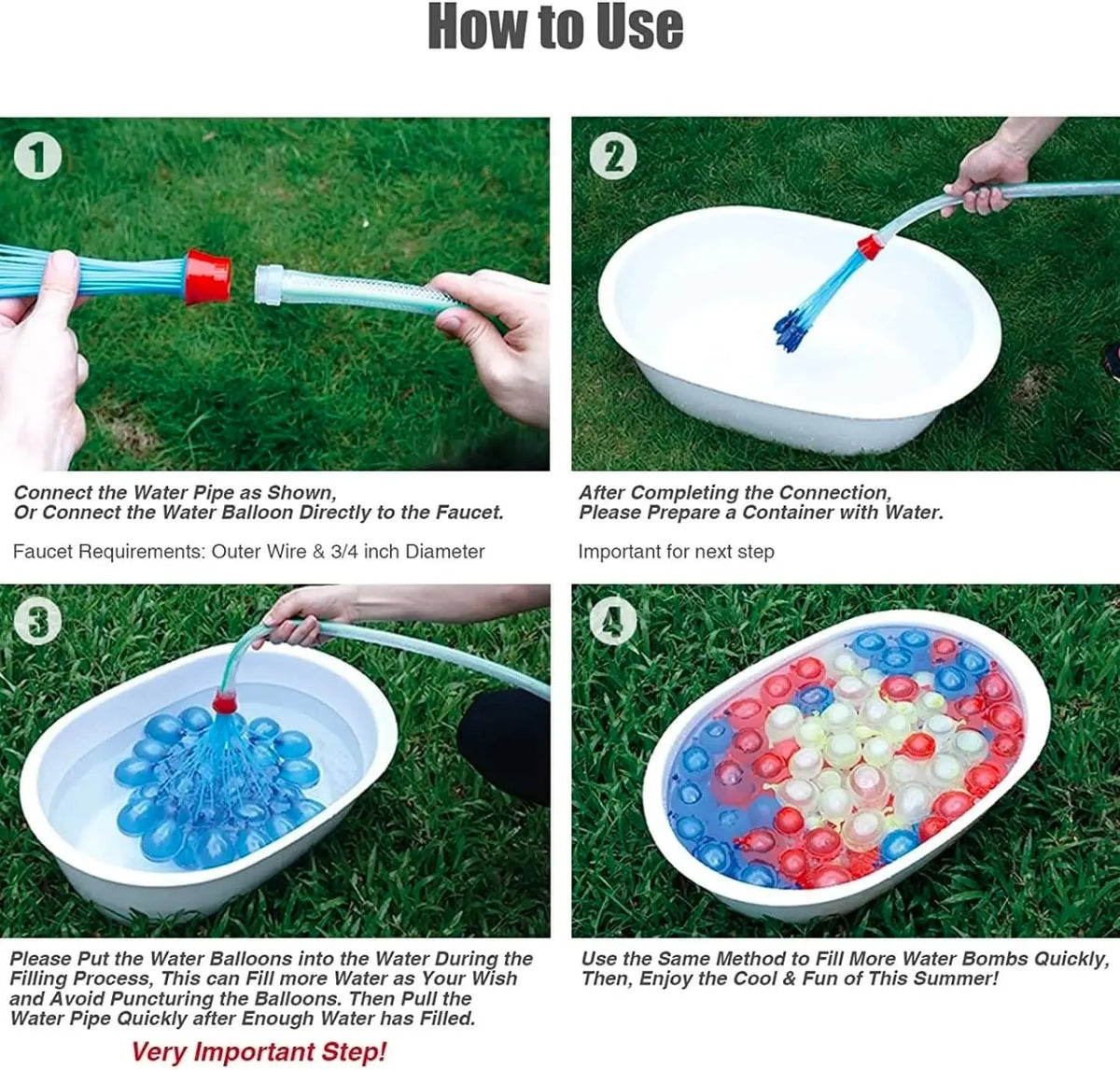Durable Reusable Water Balloons